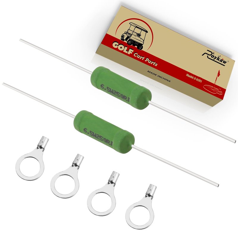 Roykaw 36V Golf Cart Solenoid Resistor Assembly for EZGO RXV/TXT/Medalist 1989-up Electric Golf Cart (Except DCS), OEM# 21764-G1