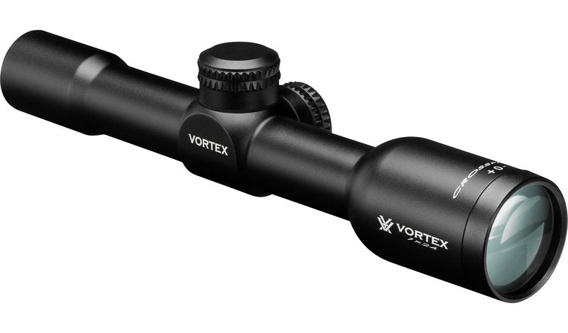 Vortex Optics CF2-31001 Crossfire II Second Focal Plane, 1-inch Tube Riflescope - V-Plex Reticle, Black, 2-7" x 32"
