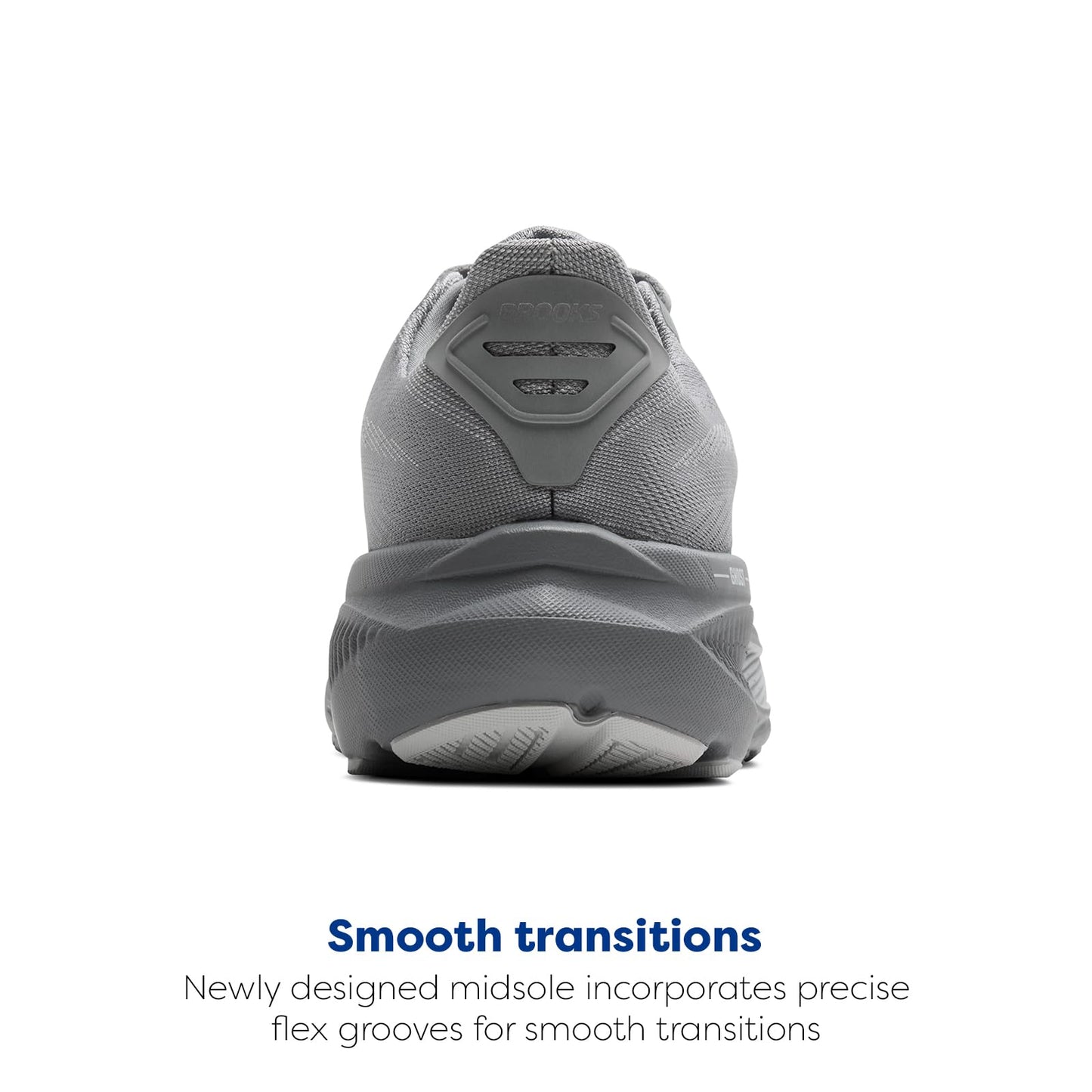 Brooks Men’s Ghost 17 Neutral Running Shoe - Primer Gray/Oyster Mushroom - 9 Medium