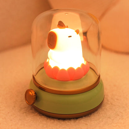 Cute Ghost Campfire Lamp, Halloween Decor,Kids Night Light，Adjustable Dimmable Rechargeable Night Light for Kids, Girls, Boys Gifts,Halloween,Christmas Decorations