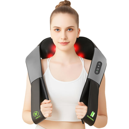 AERLANG Fathers Day Dad Gifts Neck Massger,Shiatsu Neck and Back Massager with Heating Neck and Shoulder Massager Deep Kneading Pillow for Massage Home Office Car Use Gifts for Women Men Dad Mom