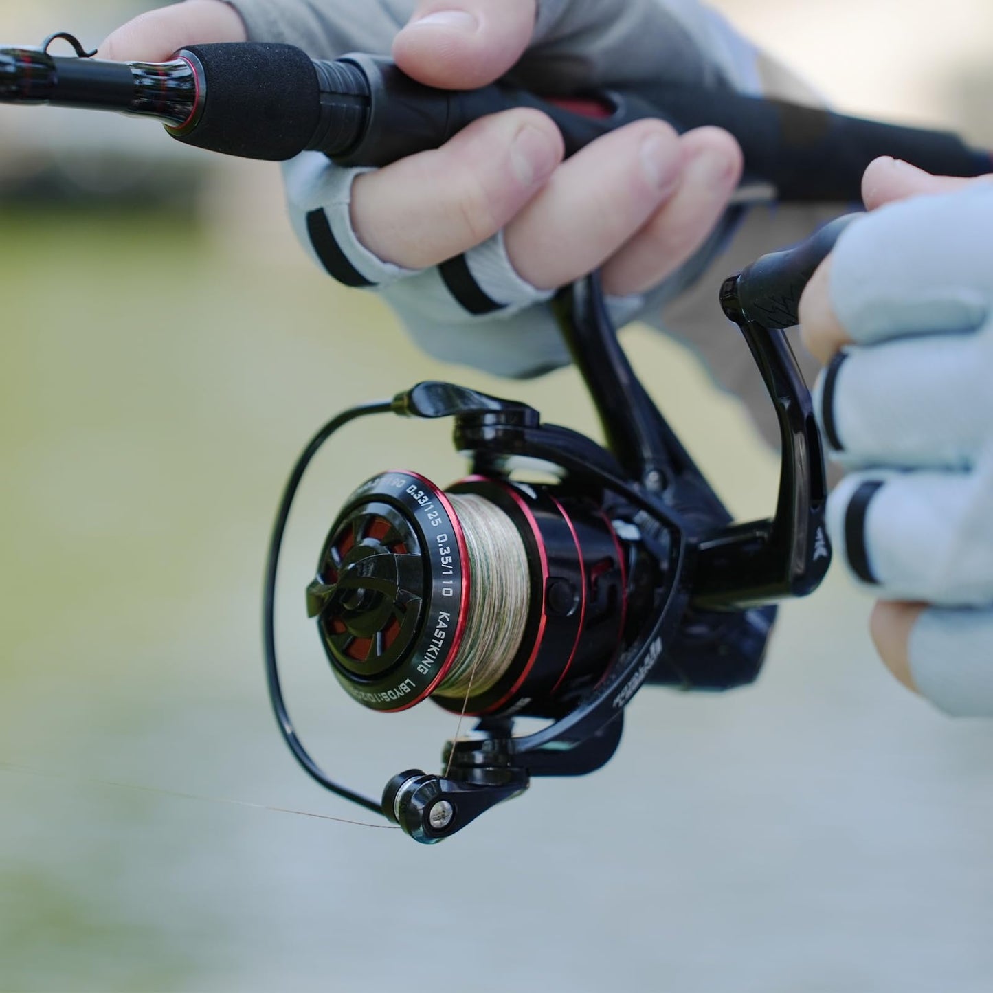 KastKing Royale Legend II Spinning Fishing Combos, 7'0'' M Twin Tips Rod, Size 3000