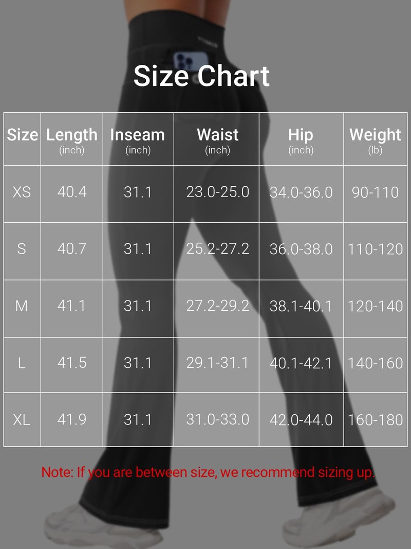 YEOREO CoreFlex Women Workout Mini Flare Leggings with Pockets Hidden Scrunch High Waisted Cargo Gym Casual Denim-Look Yoga Pants Black M