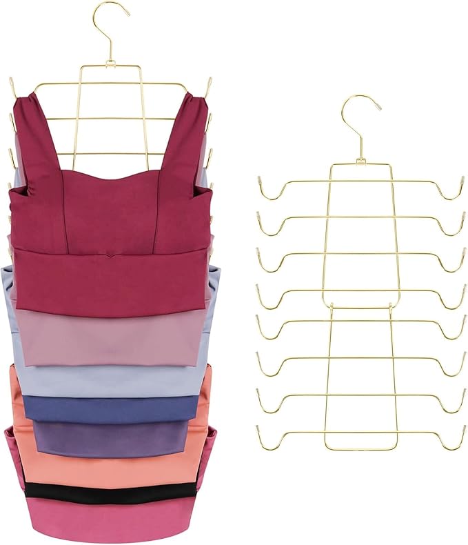 ZEDODIER 3 Pack Tank Top Hanger Space Saving, Bra Hangers