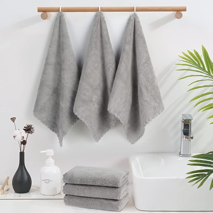 SUNLAND Microfiber Face Cloth Reusable Makeup Remover Facial Cleansing Towel