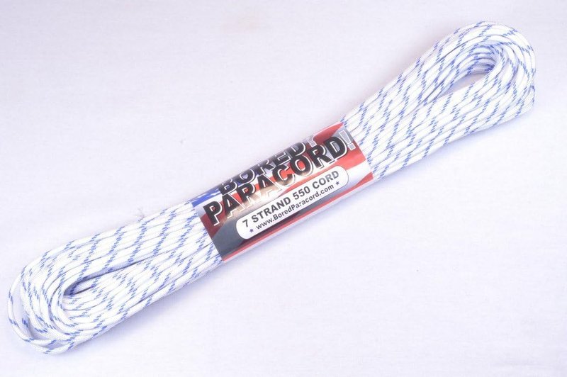550 lb Paracord - Durable Tactical Parachute Cord for Crafting, DIY Projects & Camping | Racing Stripes, 50 Feet