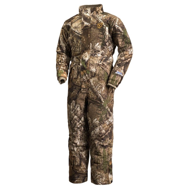 Blocker Outdoors Shield Series Drencher Youth Insulated Waterproof Camo Hunting Coveralls