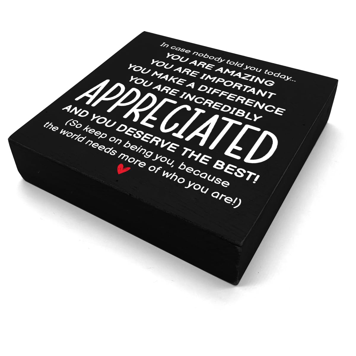 HTBIG Inspirational Gifts for Men Women Friends, Coworker Office Decor Appreciation Gifts, You Are Amazing Appreciated Motivational Desk Sign Decor Home Office Desk