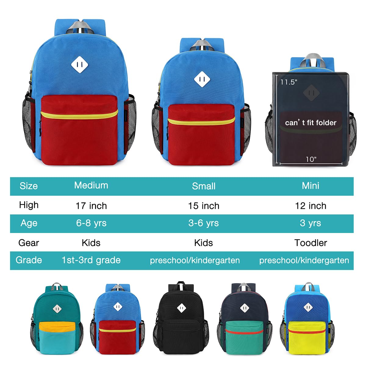 STEAMEDBUN Toddler Backpack for Boys 2-4,Kindergarten Backpack for Boys,Preschool Backpack,Mini