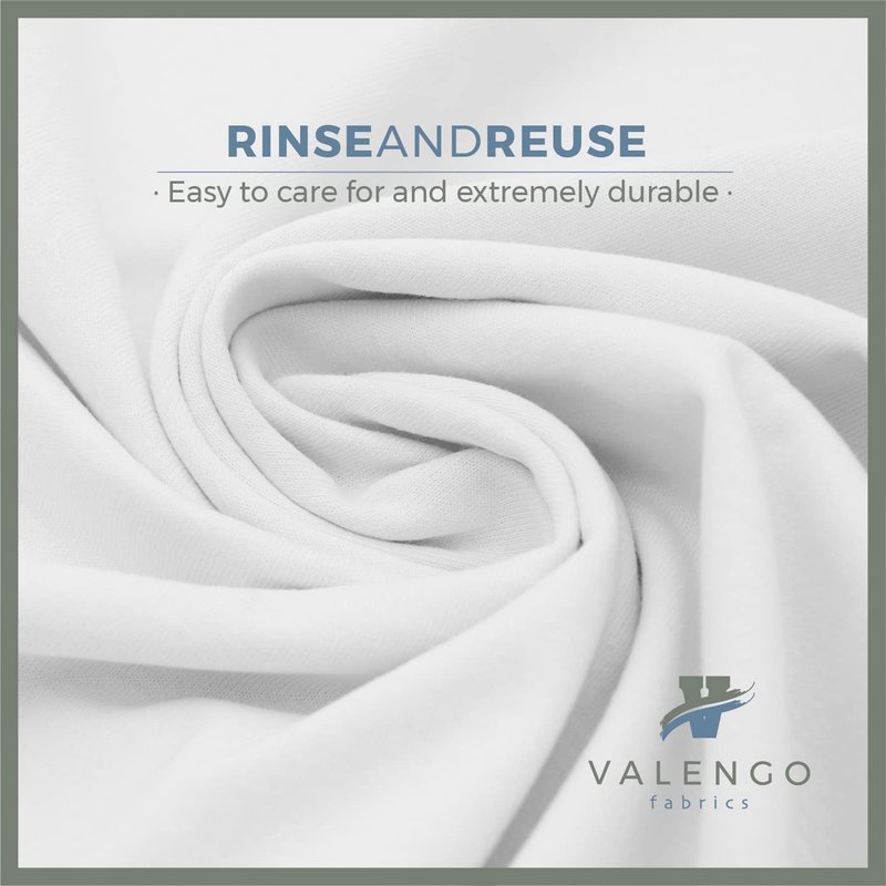 VALENGO New Lint Free Rags – 100% Cotton Cloth, Soft T-Shirt Rags, Lint Free Cloth for Staining Wood, Cast Iron, Dusting, Polishing, Painting and Cleaning – Reusable & Absorbent – 17”x17” (Pack of 7)