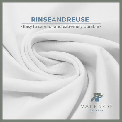 VALENGO New Lint Free Rags – 100% Cotton Cloth, Soft T-Shirt Rags, Lint Free Cloth for Staining Wood, Cast Iron, Dusting, Polishing, Painting and Cleaning – Reusable & Absorbent – 17”x17” (Pack of 7)