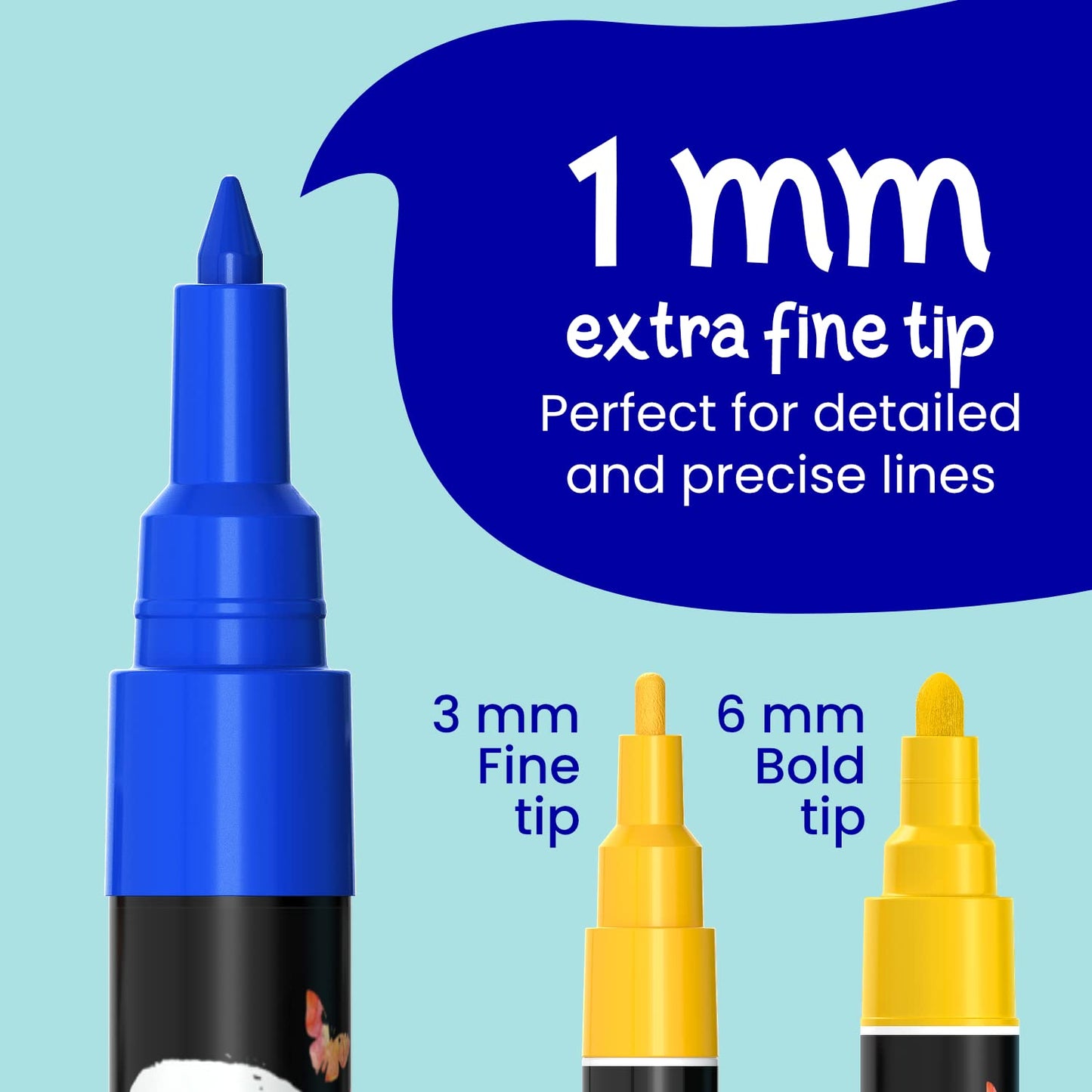 Extra Fine Tip Liquid Chalk Markers for Blackboard (30 Pack 1mm) Pastel + Neon Chalk Pens - Erasable Dry Erase Marker for Chalkboard, Blackboards, Window, Bistro, Car - Fine Tip Chalkboard Markers