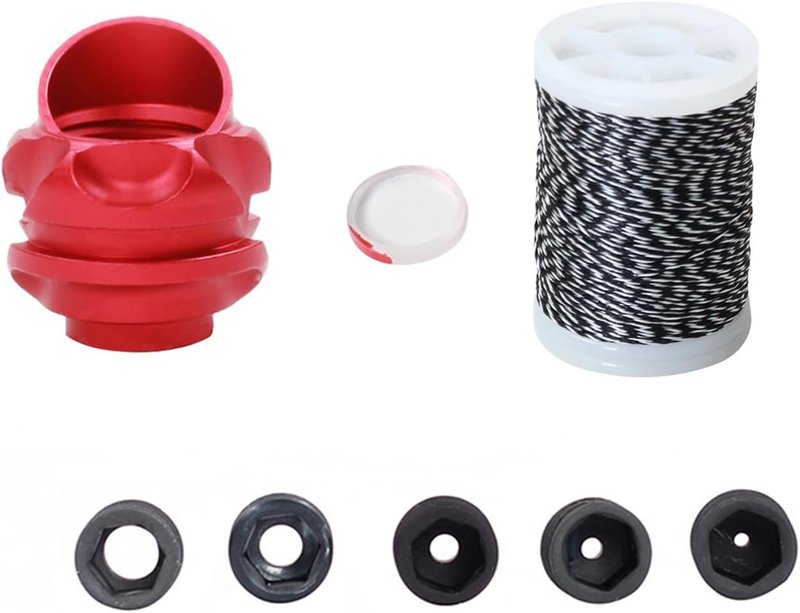 Archery Peep Sight Kit - 6X/8X Clarifier with 5 Aperture Lenses | Perfect for Compound Bow Hunting