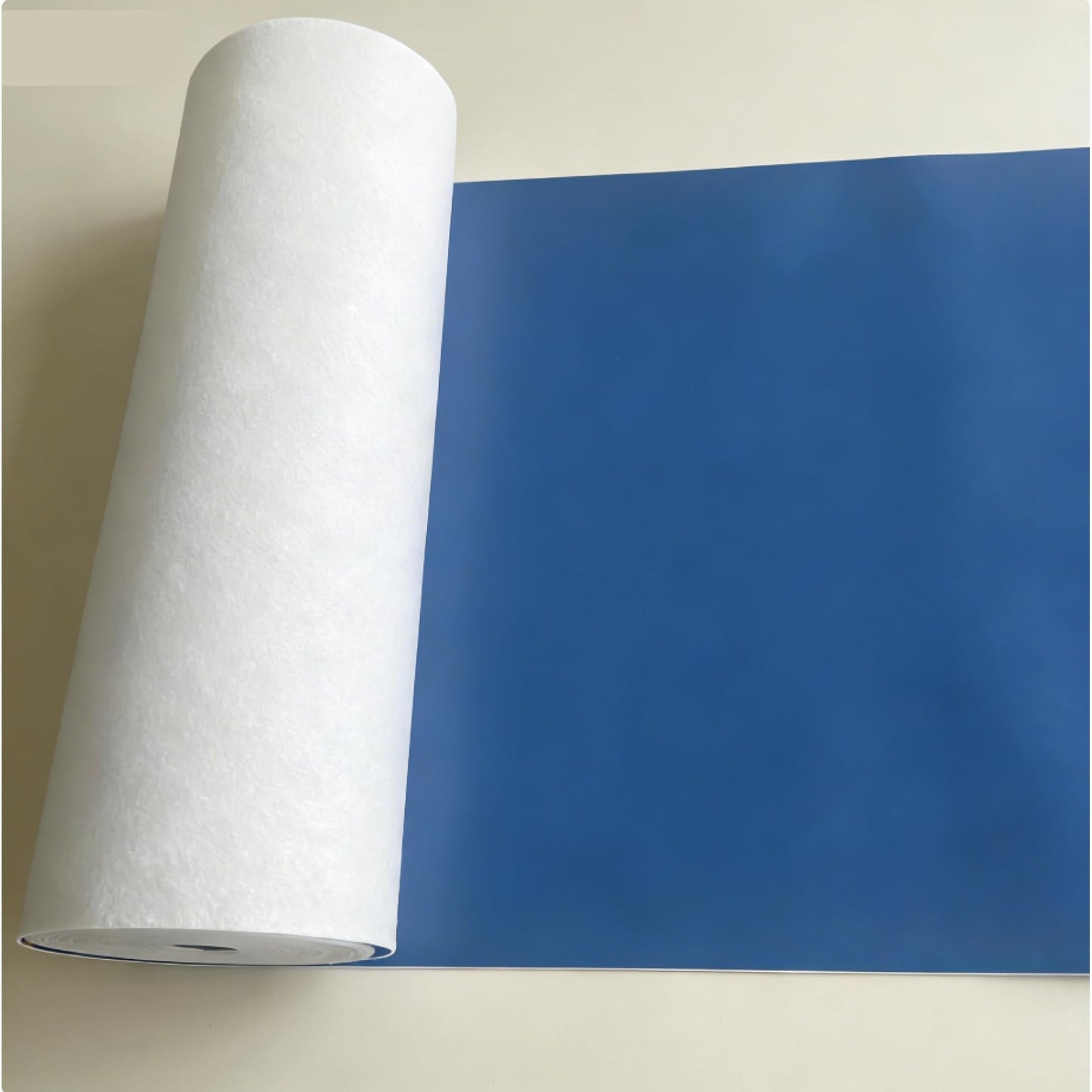 Floor Protection Film, 35.4" x 110' (320 Sq Ft) Non-Adhesive Heavy Duty Floor Protector Mat, Waterproof, Anti-Slip, Scratch & Paint Resistant for Hardwood, Tile, Marble, Construction, Renovation