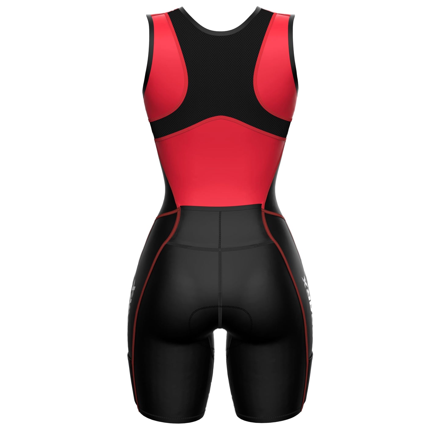 Sparx Women Triathlon Suit Tri Short Racing Cycling Swim Run (2XL, Coral)
