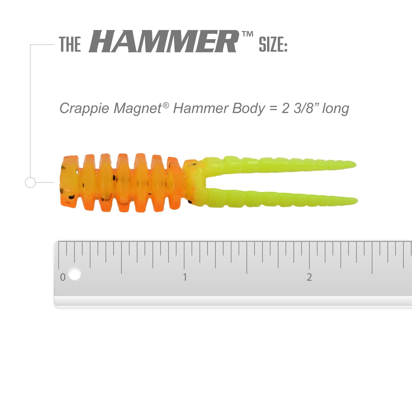Crappie Magnet Hammer Kit - 52 Piece Crappie Fishing Kit - Made in The USA