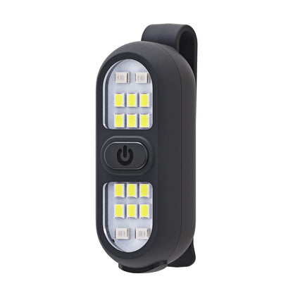 Faxins Rechargeable Running Flashlight, 450 Lumen LED, Black, Compact, Waterproof, 7.5 Hour Runtime