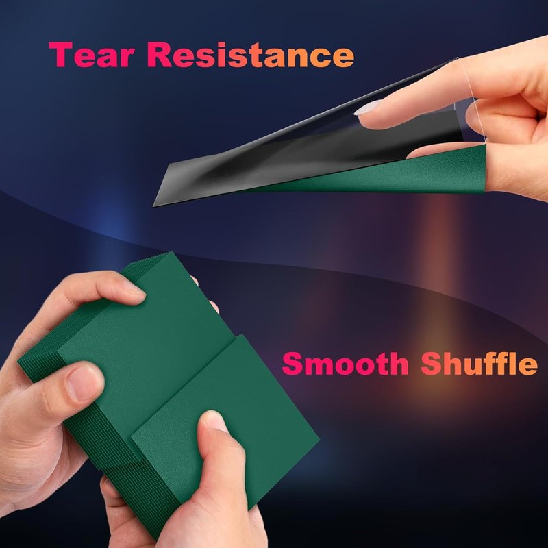 MTG Card Sleeves - 600 Pack Matte Dual-Sided Protectors | Opaque Back, Smooth Shuffle, Tear-Resistant, 6 Colors