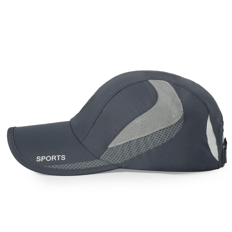 HH HOFNEN Quick Dry Cap with Adjustable Airy Mesh and UV Protection, One Size, #3 Dark Gray