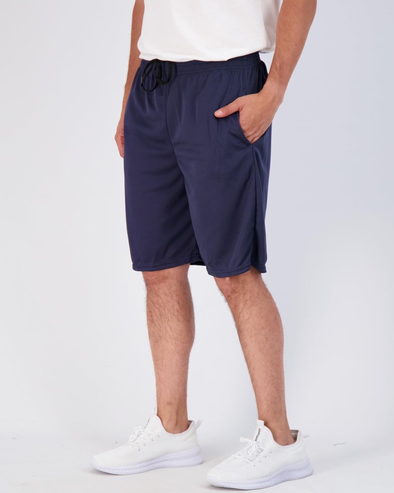 Real Essentials 3 Pack: Men’s 9" Mesh Basketball Shorts | Long Athletic Performance Gym Short with Pockets - Set 3, M