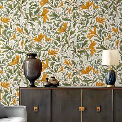 Peel and Stick Wallpaper for Home Decoration Kitchen Maple Grove Wallpaper Removable Vinyl Self Adhesive Shelf Paper & Drawer Liner Roll House, Workshop & Office 17.3" x 118" SM-121-3