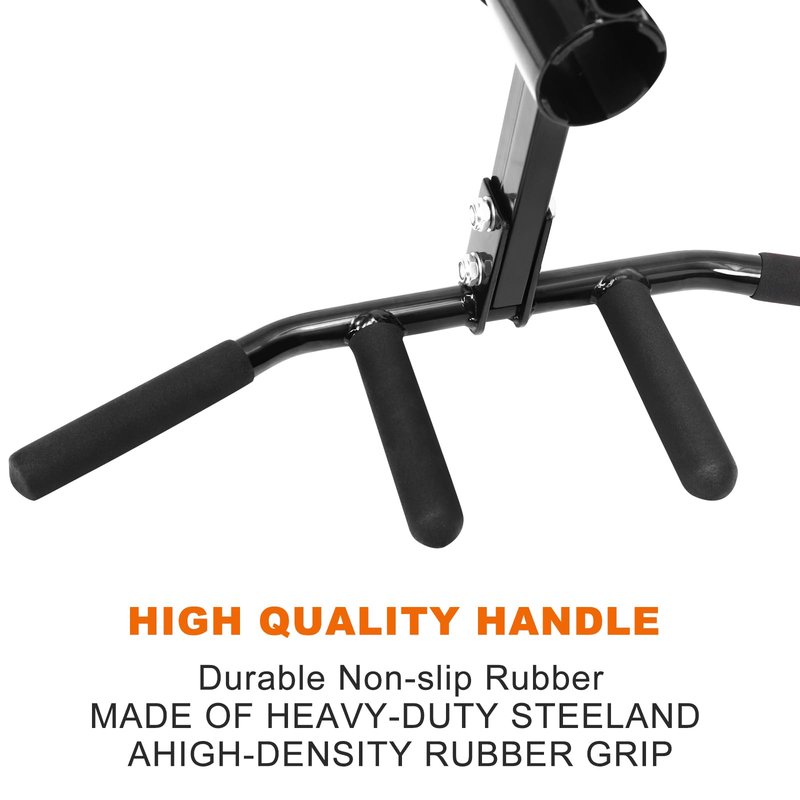 powerfeng T Bar Row Attachment Multi-Grip: T Bar Row Multi-Grip Handle Bar Attachment for 2Inch Olympic Barbell Bar & 1Inch Standard Bar Strength Workout Training