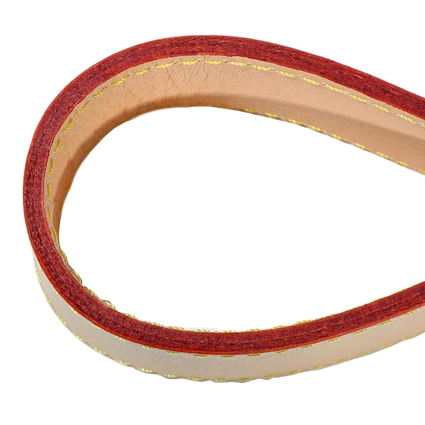 BEUDW Vachetta Leather Handbag Strap, Suitable for Changing Shoulder Straps on L V Handbags and Bucket Bags(Apricot-W:0.7in,L：25.6in)