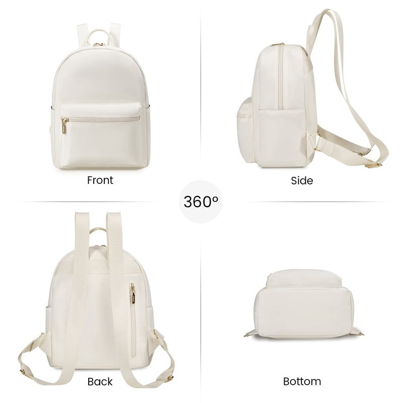 LOVEVOOK Mini Backpack for Women - Light Weight, Waterproof, Fashion - Beige