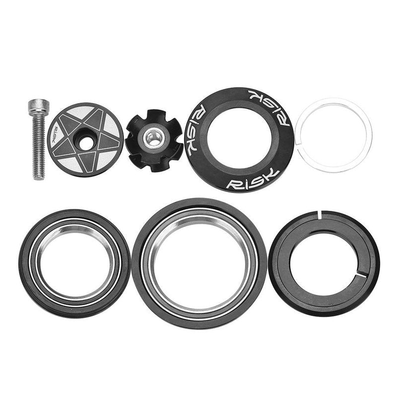 Alomejor Bicycle Headset, Lightweight Aluminum Alloy Sealed Bearing Durability, Cycling Headset, Premium Component for Road Mountain Urban Commuters Trail Riding