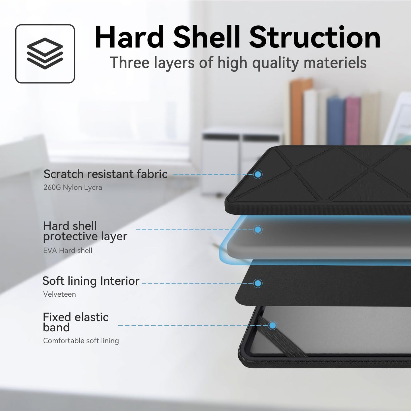Smatree Hard EVA Protective Sleeve Case Compatible for 16 inch Samsung Galaxy Book5/4/3 Pro, for Samsung Galaxy Book5/4/3 Pro 360, for SamsungGalaxy Book4 Edge/Book4 Ultra/Book3 Ultra Laptop (X8283)