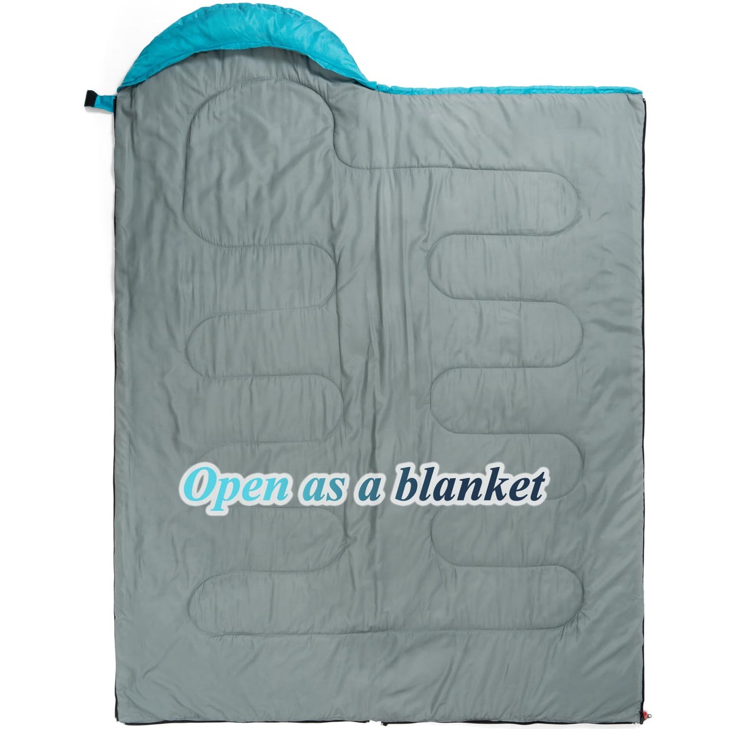 Sleeping Bag - 3 Seasons for Adults Kids Boys Girls Camping Hiking - Warm Cold Weather Lightweight Portable with Compression Bag for Backpacking in Spring, Summer, Fall and Winter