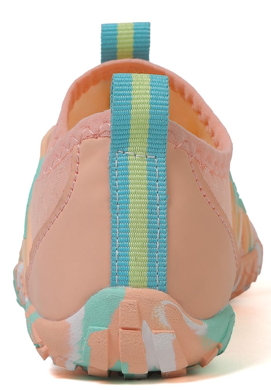 ANYUETE Water Shoes for Kids Boys Girls Aqua Socks Barefoot Beach Sports Swim Pool Outdoor Lightweight Quick Dry Pink 02 13 Little Kid