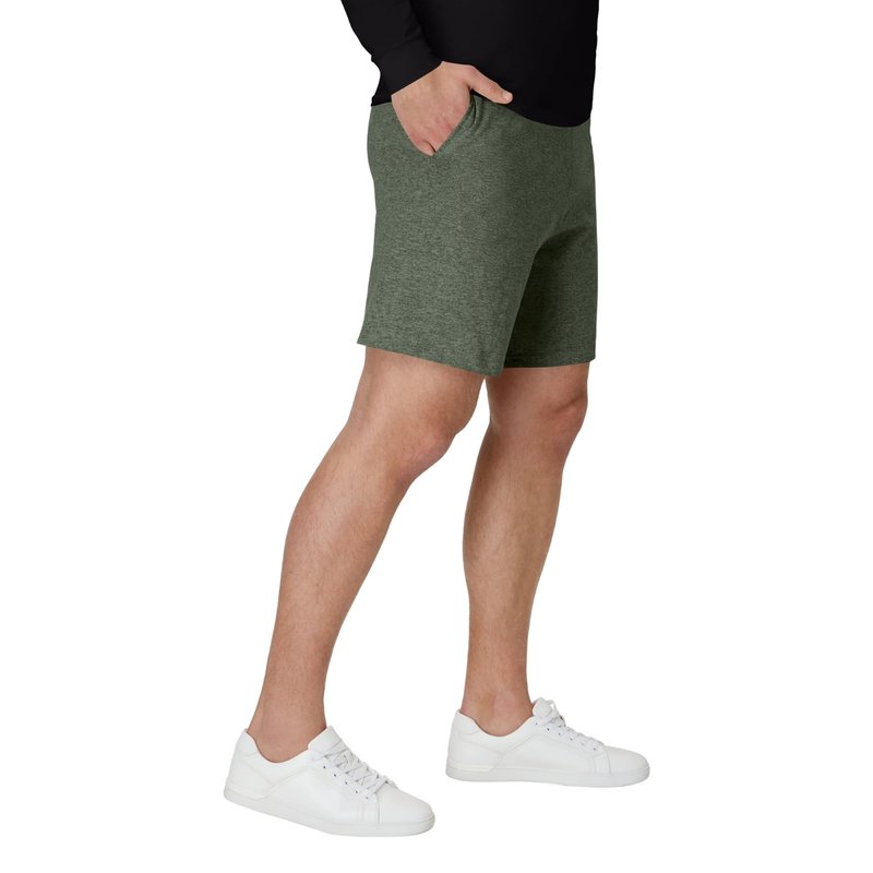 Hanes Mens Jersey Cotton With Pocket Workout-and-training-shorts, Camo Green Heather, 4X-Large US