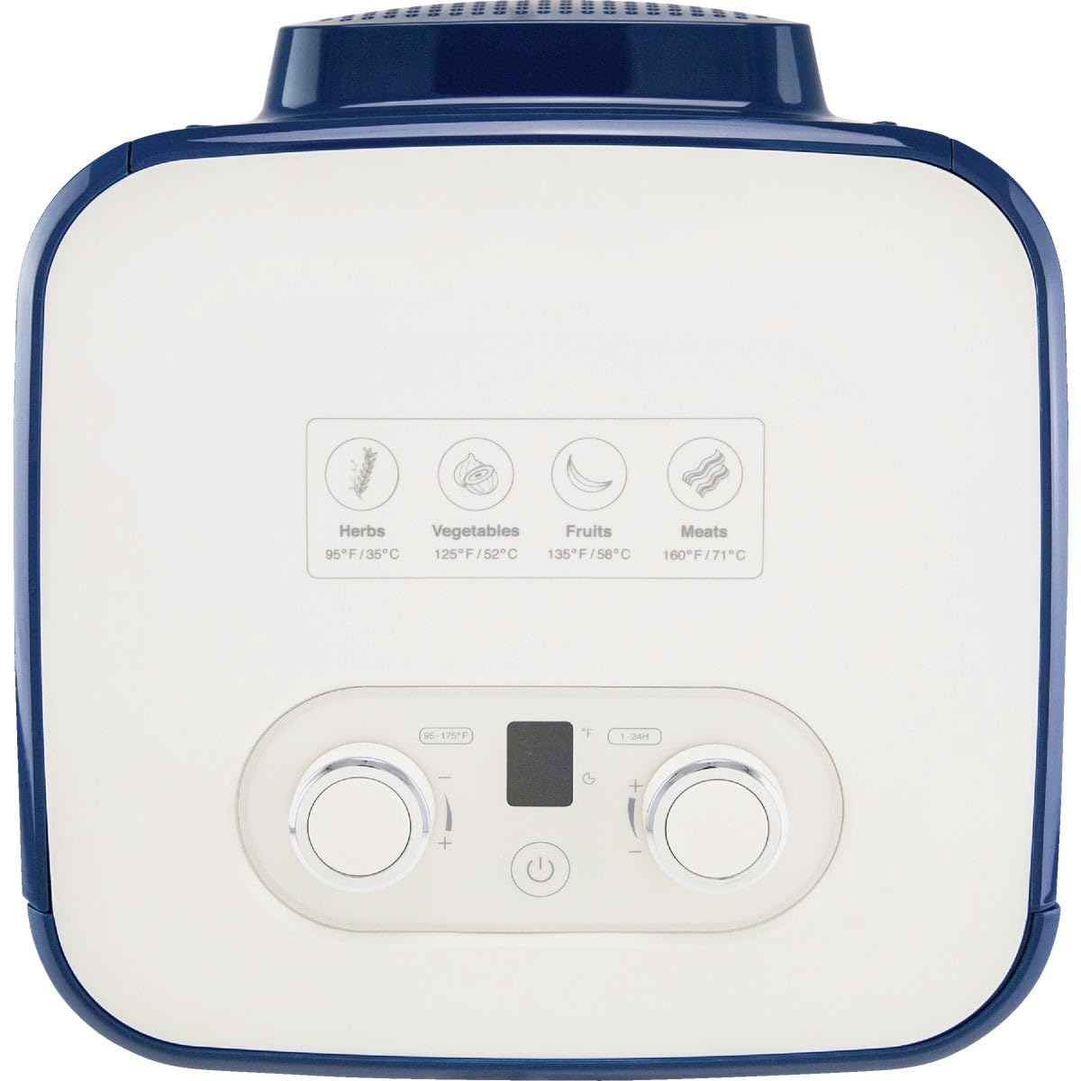 NESCO FD‑41B Snackmaster Food Dehydrator for Easy Home Snacks, Simple Blue Countertop Dehydrator with 4 Trays