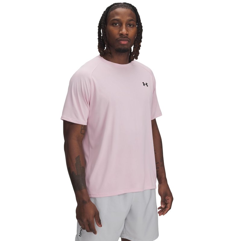 Under Armour Men's Tech 2.0 Short-Sleeve T-Shirt, (647) Prime Pink / / Black, Large