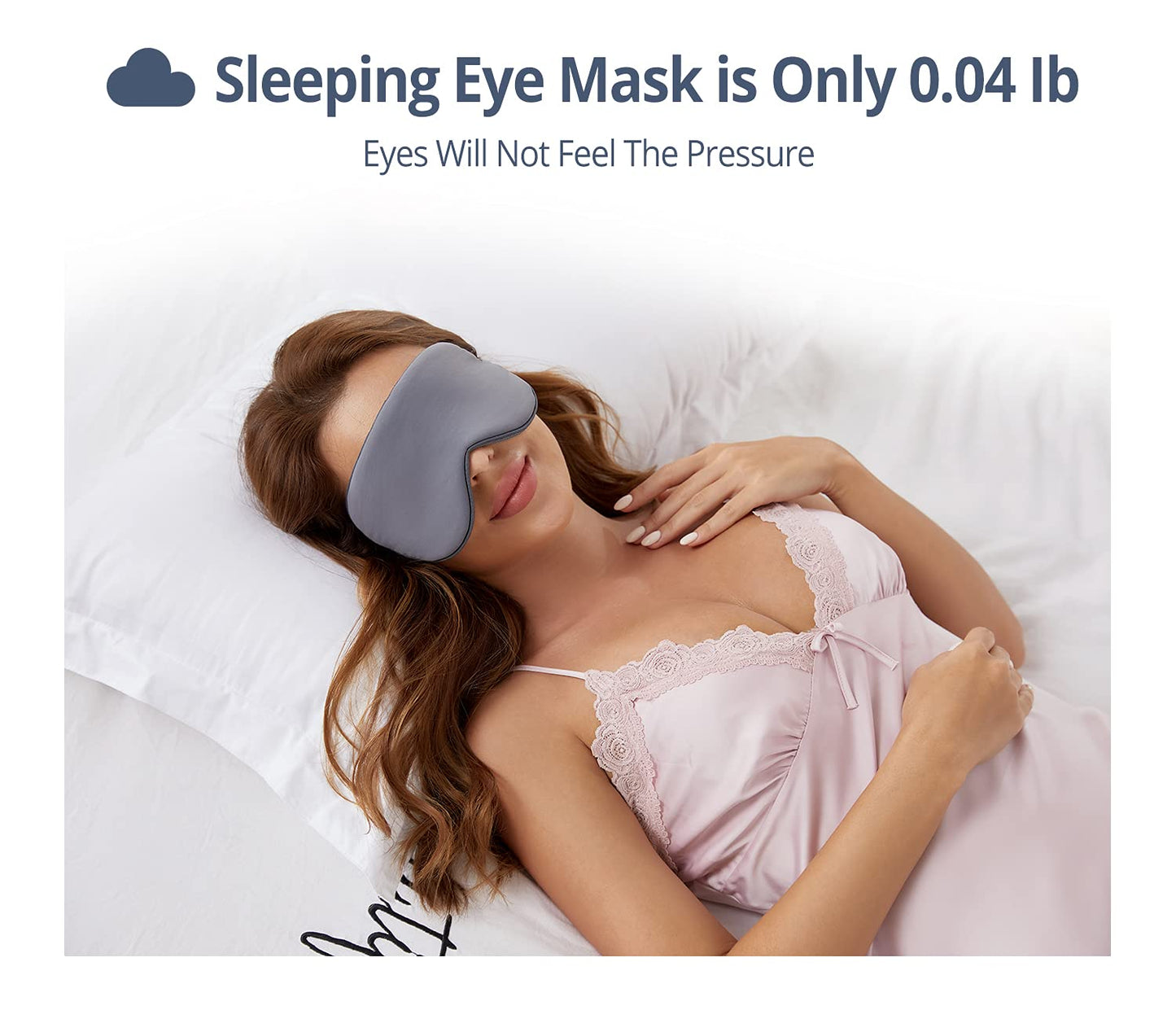 Sleeping Mask 2 Pack, Warm, Cool Double-Sided Use of Sleep Mask, Super Soft Blindfold with Adjustable Strap, Block Out Light, Comfort Sleep Eye Mask for Travel Meditation Nap