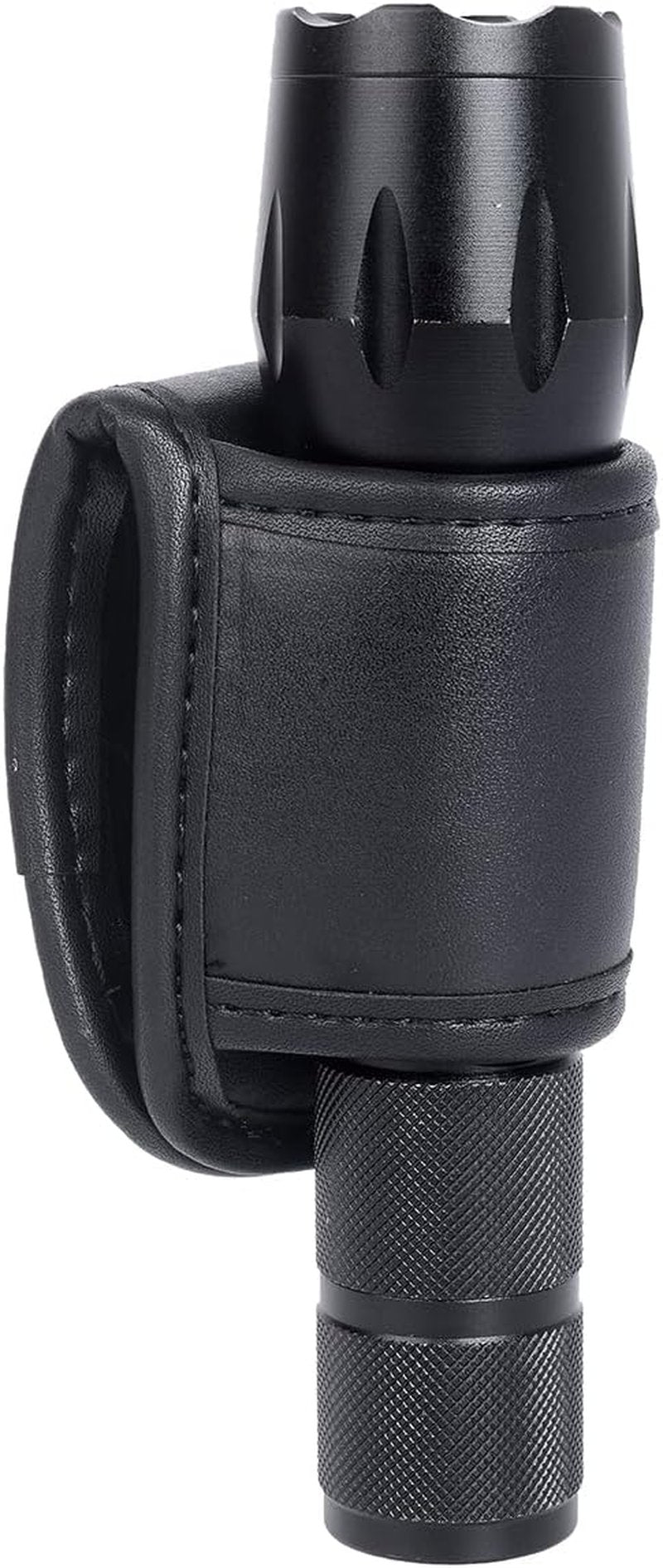 Tactical Key Ring Holder - Open Top Compact Light Holder for Police | Flashlight Holster Duty Belt Clip