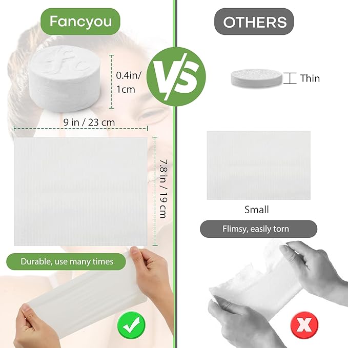 Compressed Towel Tablets 100 Count, Thickened Disposable Face Towel
