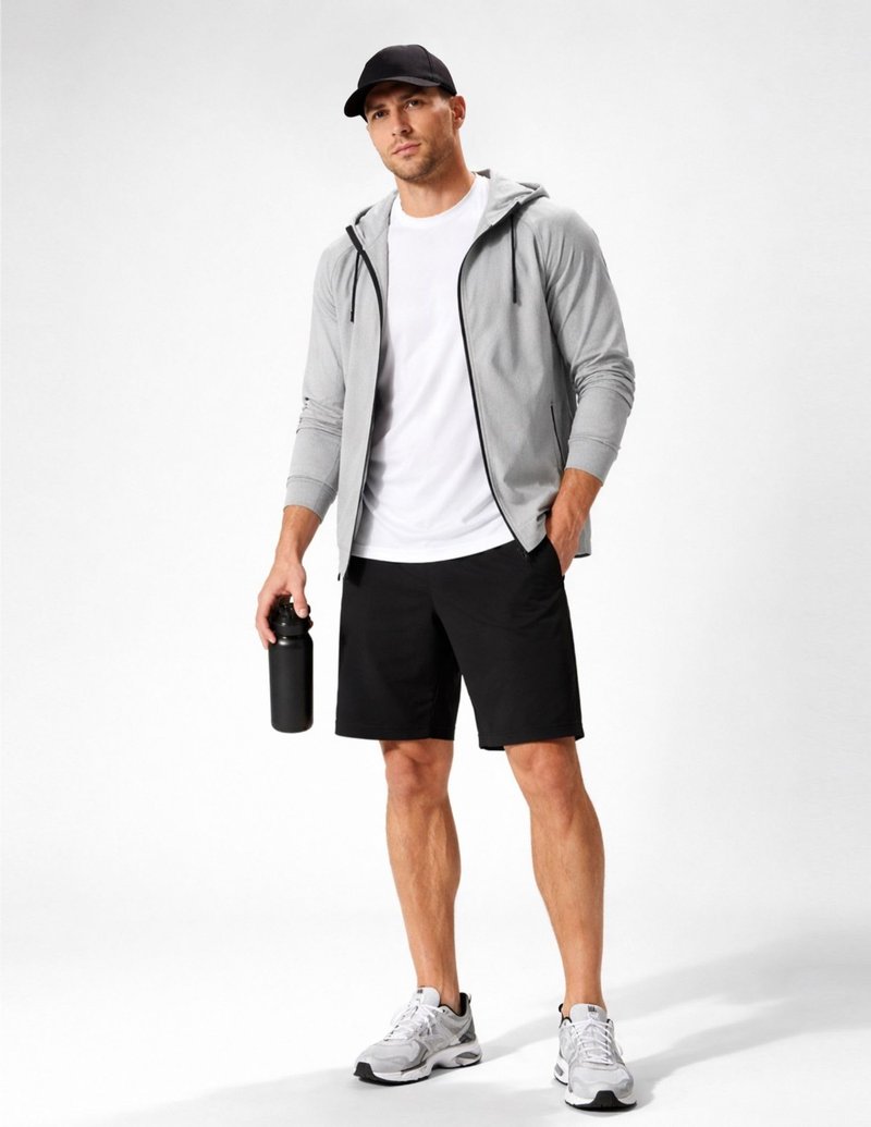 5 Pack Men’s Active Quick Dry Crew Neck T Shirts | Athletic Running Gym Workout Short Sleeve Tee Tops Bulk (Set 15, 5X-Large) Black/White