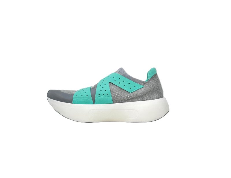 Speedland RX:FPY Hyper Performance Road Running Shoes – BOA® Fit System, Removable Carbon Plate, SCF Foam, Removable Midsole – Men's Race & Distance Trainer (Grey / Green, US Footwear Size System, Adult, Men, Numeric, Medium, 5.5)