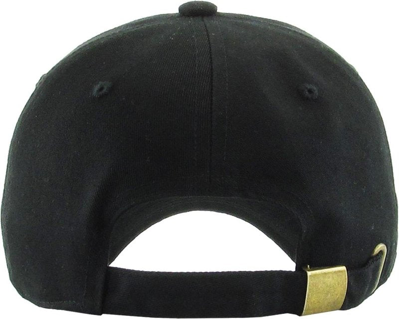 KBETHOS Classic Unisex Cotton Adjustable Low Crown Baseball Cap – Plain Dad Hat