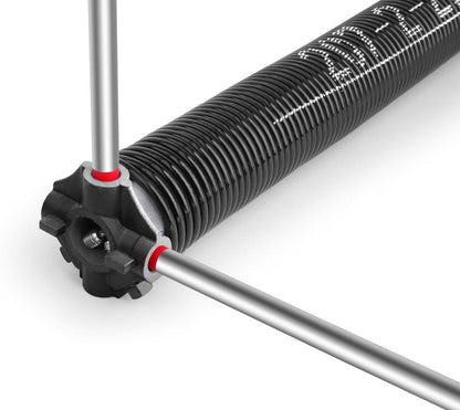 GarageSpringF2C Garage Door Winding Bars, 2-Pack 17.3-Inch Torsion Spring Tool with Non-Slip Handles, Solid Steel Winding Rods for Adjustment and Replacement