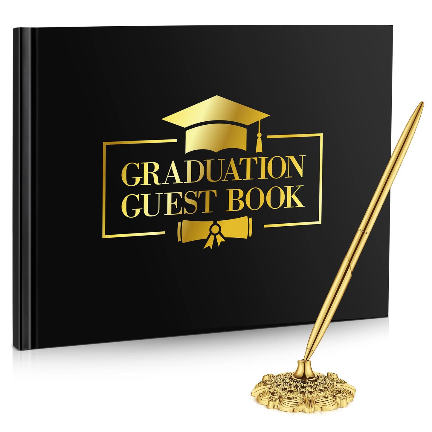 Class of 2026 Graduation Guest Book with Signature Pen Graduation Signing Book Grad Party Sign in Journal Memory Scrapbook for Message Keepsake Autograph School Students Gifts