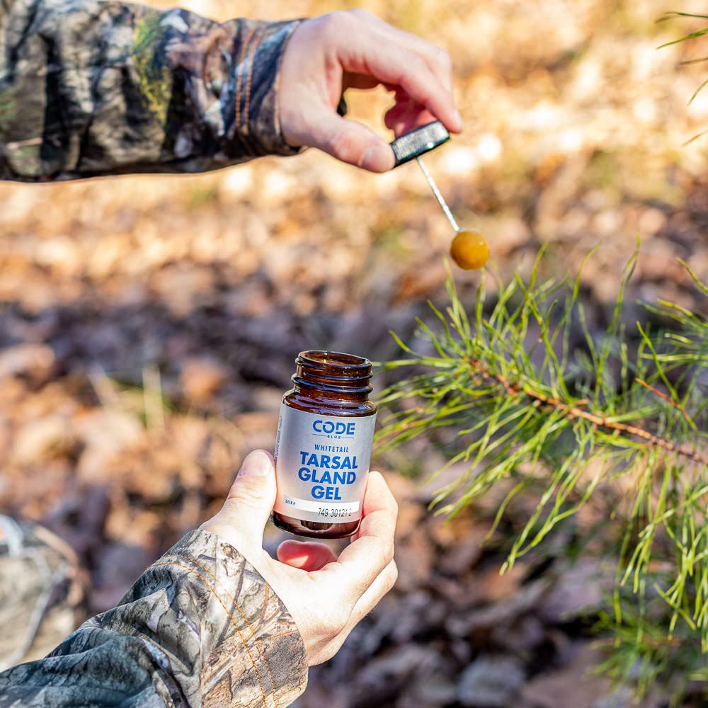 Code Blue Whitetail Tarsal Gland Gel – Concentrated Deer Attractant & Hunting Scent to Ignite Buck Dominance