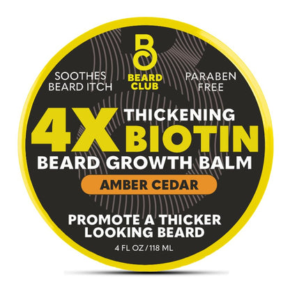 Beard Club - Beard Growth Serum with Natural Castor, Coconut and Avocado to Grow a Thicker, Fuller Beard, Fill in Patches and Stimulate Healthier Facial Hair Growth