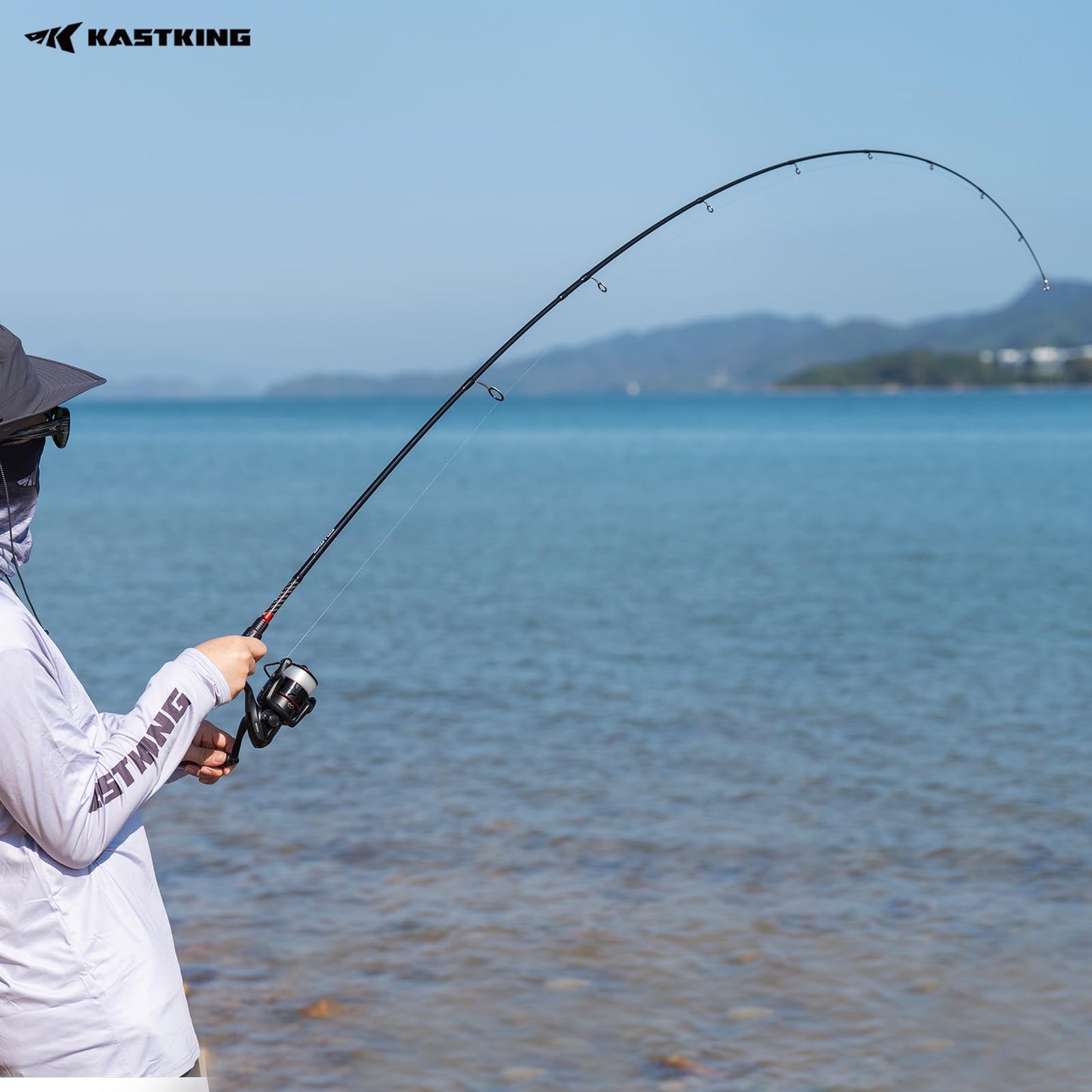 KastKing Brutus Spinning Rods & Casting Fishing Rods, IM6 Graphite Blanks, 2-Piece Rods with Extra Tip Section, PTS Power Transition System, No-Slip Grip, Hook Keeper