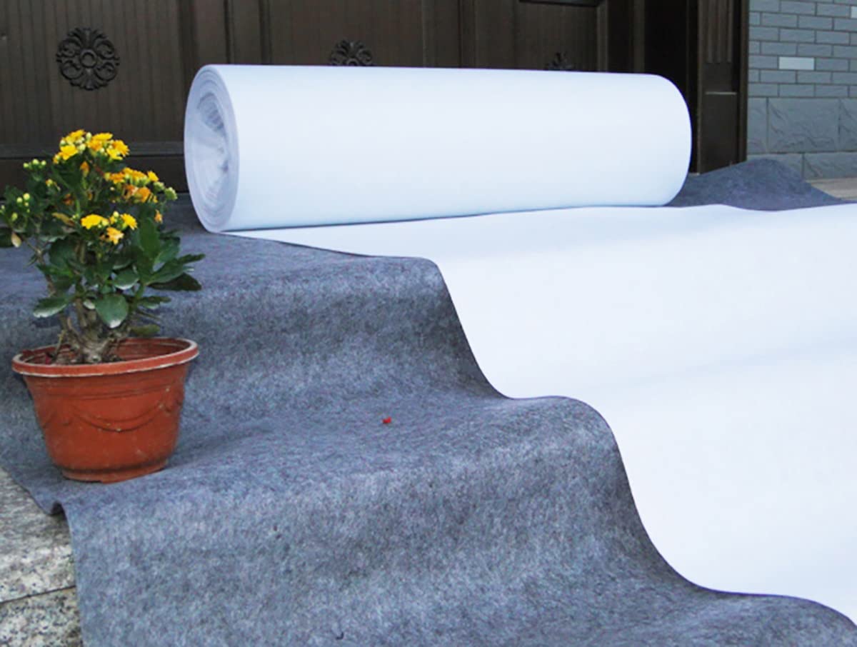 White Aisle Runners Wedding Accessories Aisle Runner Carpet Rugs for Step and Repeat Display, Ceremony Parties and Events Indoor or Outdoor Decoration 24 Inch Wide x 30 feet Long