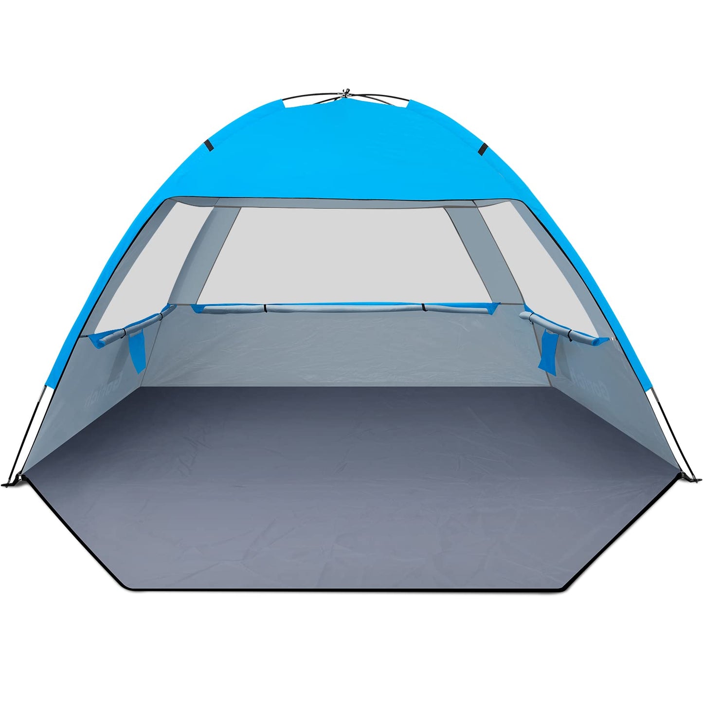Gorich Beach Tent Sun Shelter for 3/4/6/8/10 Person with UPF 50＋ UV Protection, Lightweight & Easy Setup Beach Shade Canopy, Portable Beach Shade Tent Beach Cabana