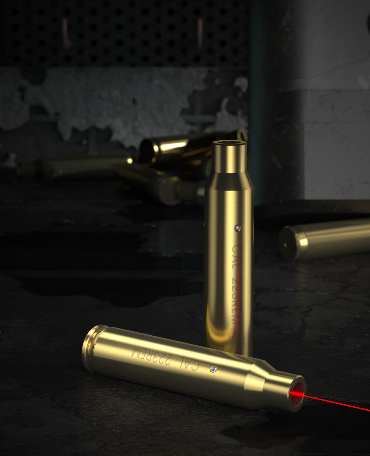 Feyachi Red Bore Sighting Laser 223 5.56mm Switch Design Laser Boresighter with 3 Sets of Batteries