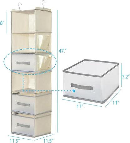 6-Tier Hanging Closet Organizer